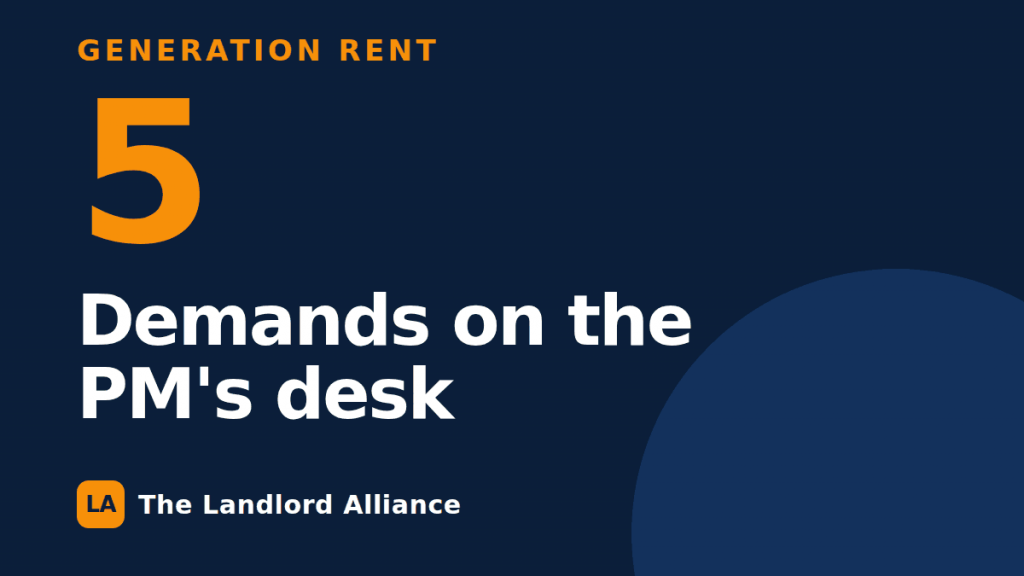 Five demands landing on the new PM’s desk — and how seriously landlords should take each one